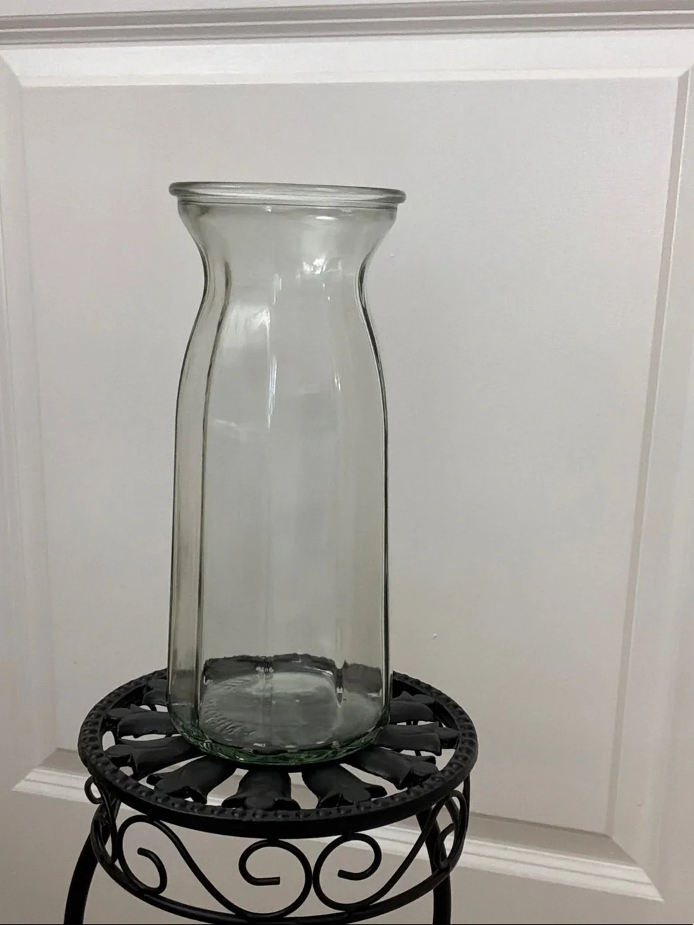 Clear Glass Decorative Vase - Home Accents